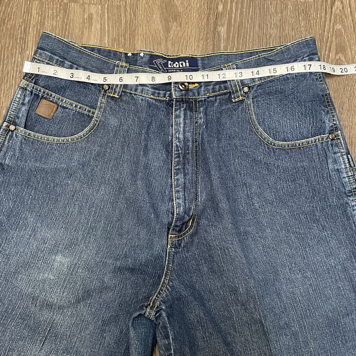Vintage Karl Kani Jeans Mens 36x33 Blue Baggy Hip Hop 90s Tupac