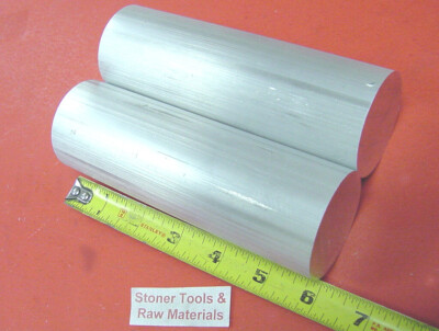 5 Pieces Of 1" 6061 T6511 Aluminum Solid Round Rod - 12" Long Lathe Bar Stock For Machining