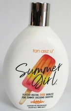 Tan Asz U Summer Girl Plateau Busting 300X Bronzer Tanning Bed Lotion 13.5 oz
