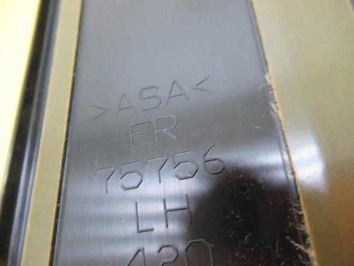 DOOR MOLDING GLASS TRIM COVER Drivers side FRONT LF L oem TOYOTA RAV4 13-18 2.5L - Picture 11 of 24