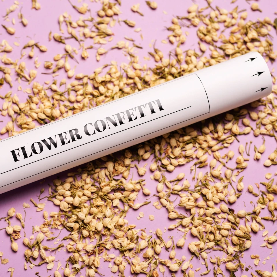 Hochzeit Konfetti Kanone Getrocknete Blumen Konfetti Popper Blumen Konfetti - Bild 4 von 4