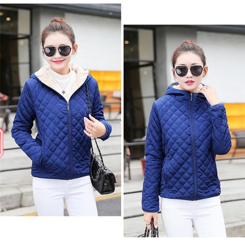 Warm Women Hooded Collar Coat Jacket 