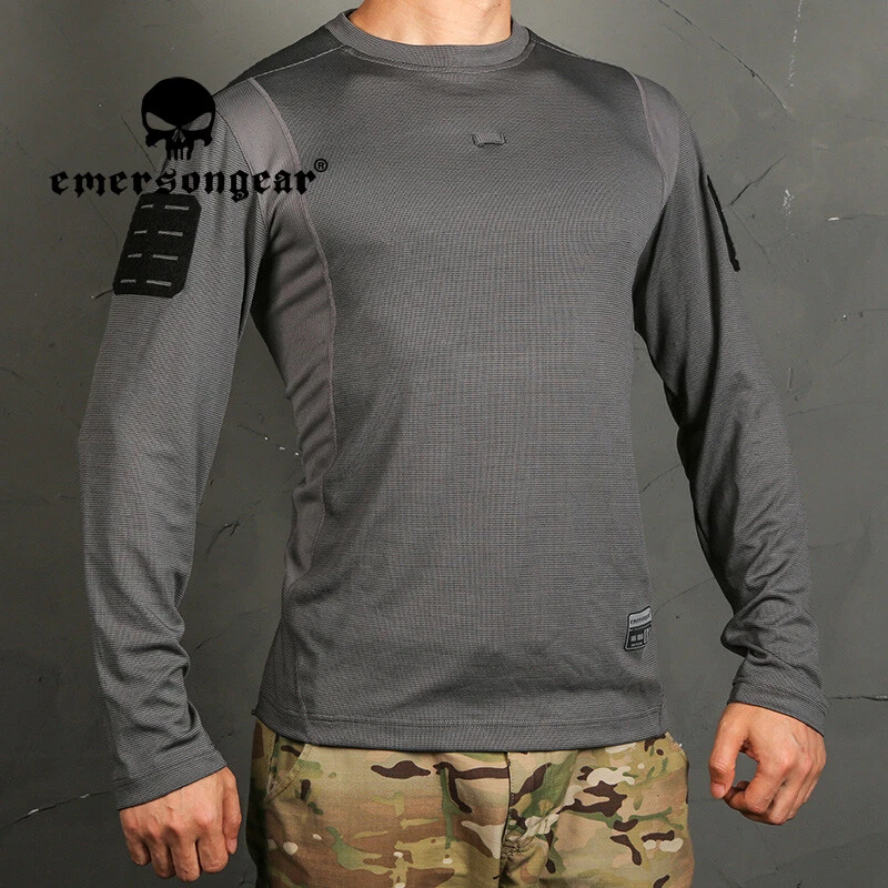 Camisetas tácticas Emersongear UMP hombres rana culturismo fitness ropa deportiva Foto 2 de 4