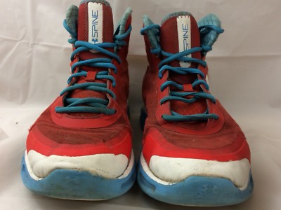 Under Armour Spine Mens 9.5 M Crimson Teal Blue 1238198-601  display picture 1