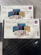 Mrs. Grossman's 8"x8" Scrapbook Refill Pages Black- 20 pc - Sealed