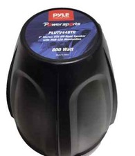 Pyle 2-Way 800W Waterproof Off-Road 4" Speaker w/RGB Lights PLUTV44BTR- SINGLE-