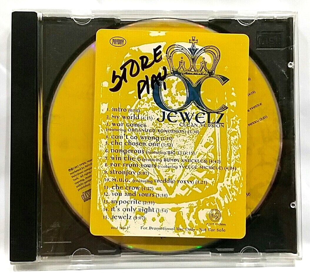 CD) O.C. – Jewelz, Promo, Prcd 7656-2, Album, Hype sticker, Rare