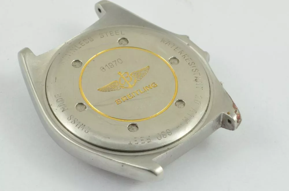 Breitling Antares Case Steel Gold 81970 Vintage Good Condition eBay