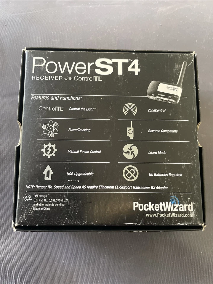 Pocket Wizard Power ST4 Remote Control Receiver For Elinchrom RX EX - Image 2 of 3
