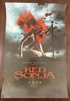 Red Sonja 2009 Rose McGowan Robert Rodriguez Movie Promo Poster A | eBay