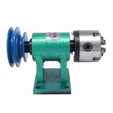 Home lathe spindle assembly DIY small woodworking rotary seat 80 three four-claw