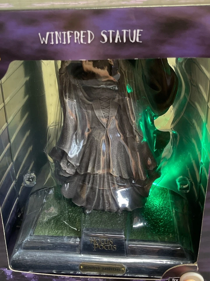 Disney Hocus Pocus Winifred Iluminar Estatua Espíritu Halloween Exclusivo Nuevo en Caja Foto 2 de 4