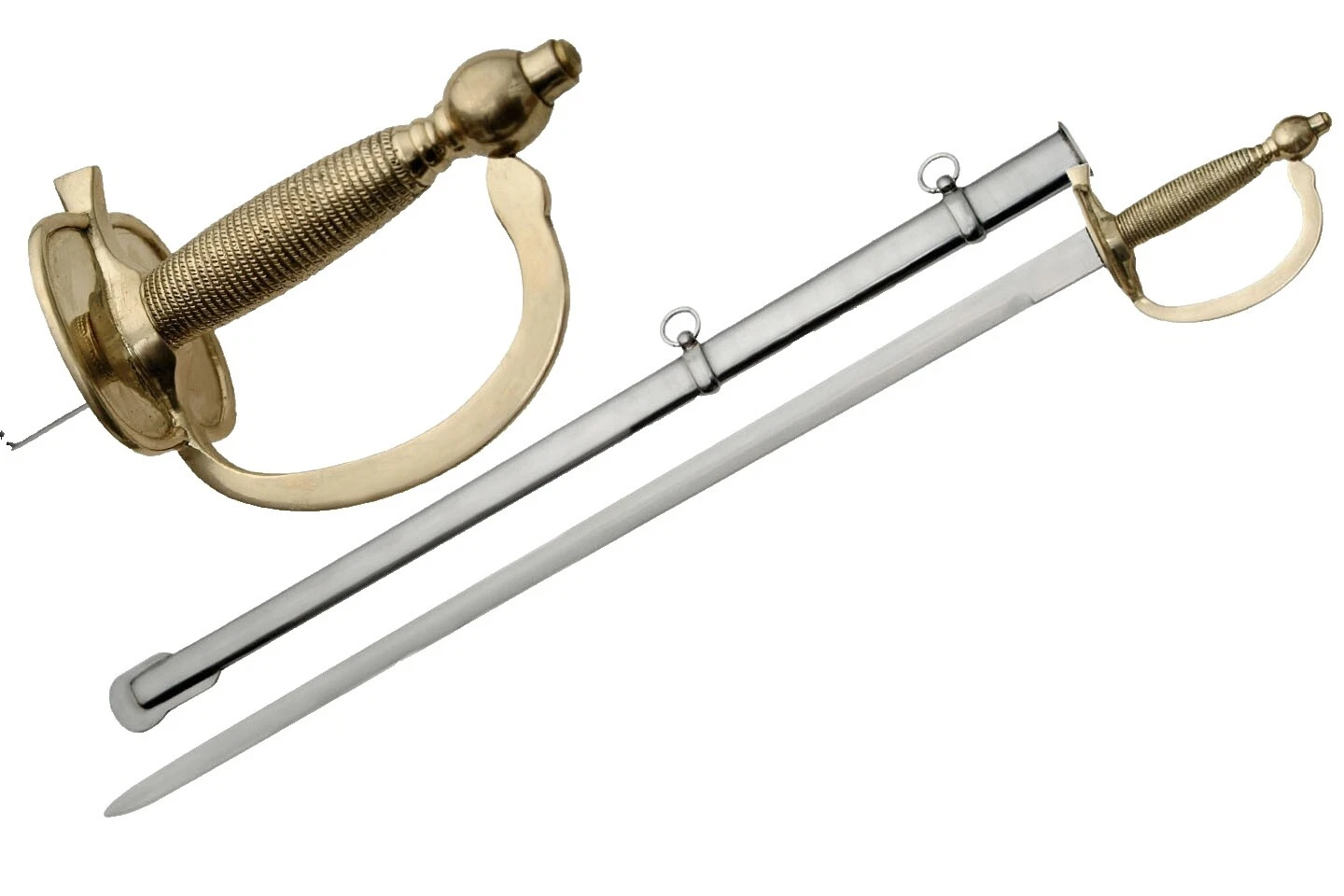 Brass Handle Straight Collectible European & Mediterranean Swords & Sabers