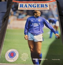Rangers v Dundee United,  B&Q Premier League 1989