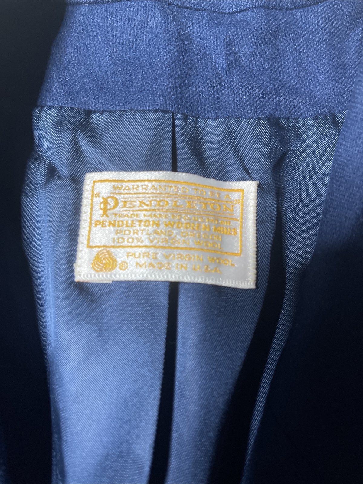 Preowned- Pendleton Single Breasted Virgin Wool B… - image 3