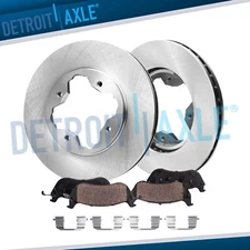 Front Brakes Rotors & Ceramic Pads for 1990 1991 1992 1993 - 1997 Accord 2.2L