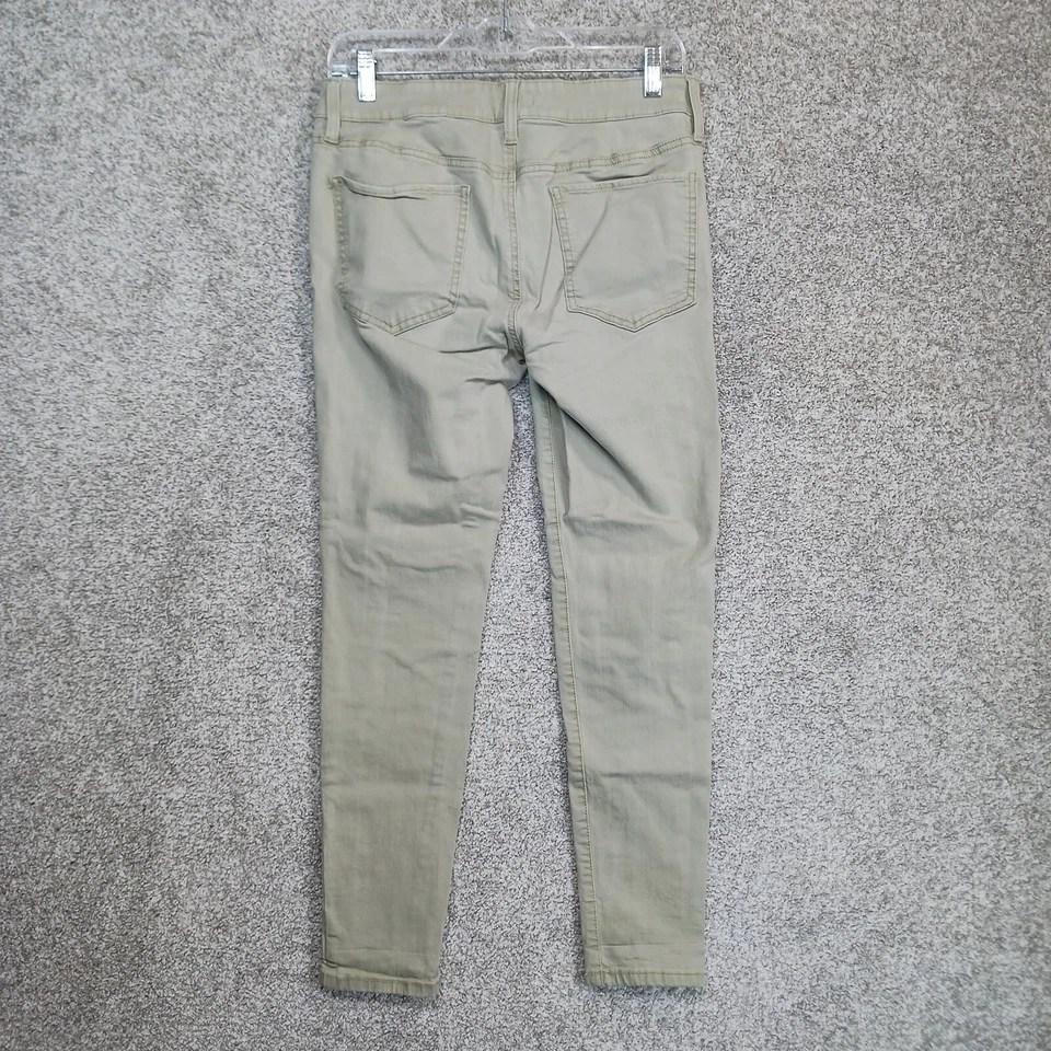 So Jeans Mujer Talla 11 Beige Denim Calce Ajustado Tiro Bajo Jegging Elastizado Hippie Foto 2 de 4