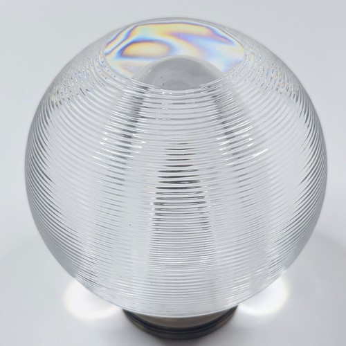 Crystal Ball Globe Light Fixture Art Piece  Hand Crafted Solid Brass Replacement