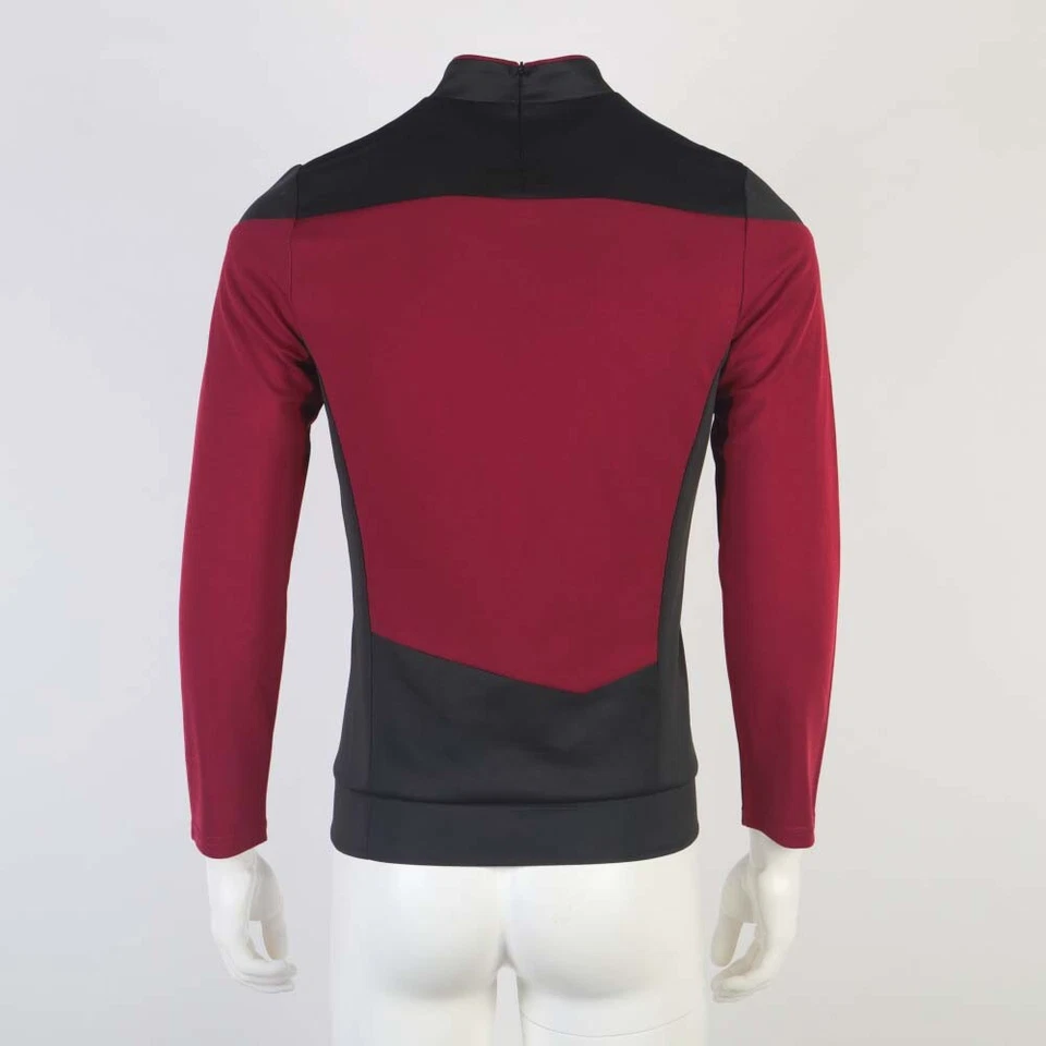 ST The Next Generation Picard Rot Uniform TNG Starfleet Blau Gold Kostüme - Bild 3 von 4