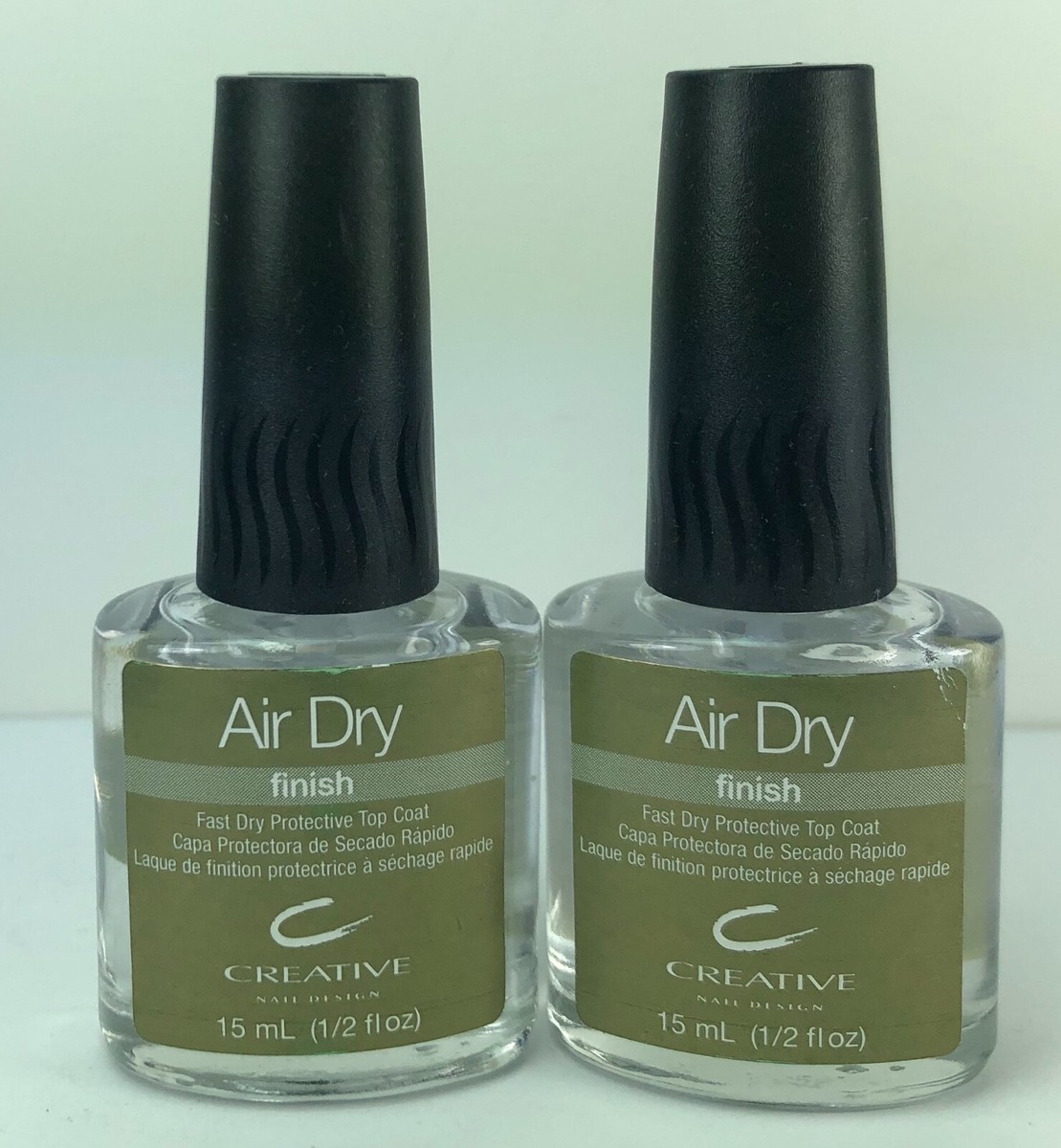 CND Air Dry Fast Dry Protective Top Coat 15ml Made in USA