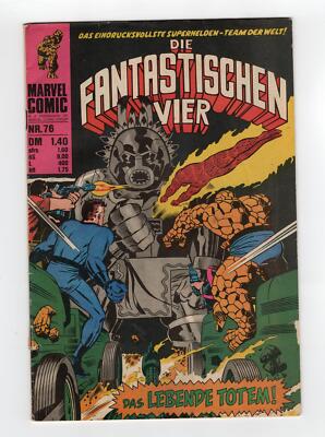 1968 MARVEL FANTASTIC FOUR #80 +DAREDEVIL #28 1ST APP TOMAZOOMA RARE KEY GERMAN
