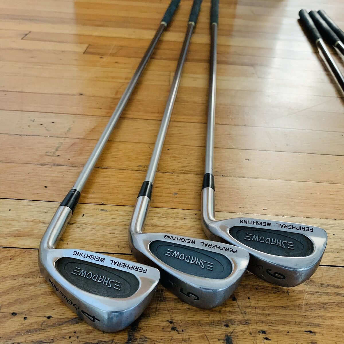 Mitsushiba Golf Club Set 4,5,6,7,8,9,S,P Peripheral Weighting Low Torque ShaftsR Mitsushiba Golf Club Set 4,5,6,7,8,9,S,P Peripheral Weighting Low Torque ShaftsR