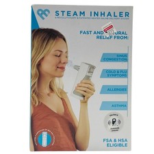 AVYA Steam Inhaler Heated Saline Delivery System   Portable   New