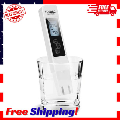 TDS Meter Digital Water Quality Tester Testing Kits for Drinking Water 0-9990ppm
