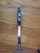 Vintage Potato Masher Black Handle White Flow...