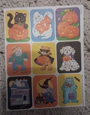 Vntg. 1999 Paper Magic Group Halloween Sticke...