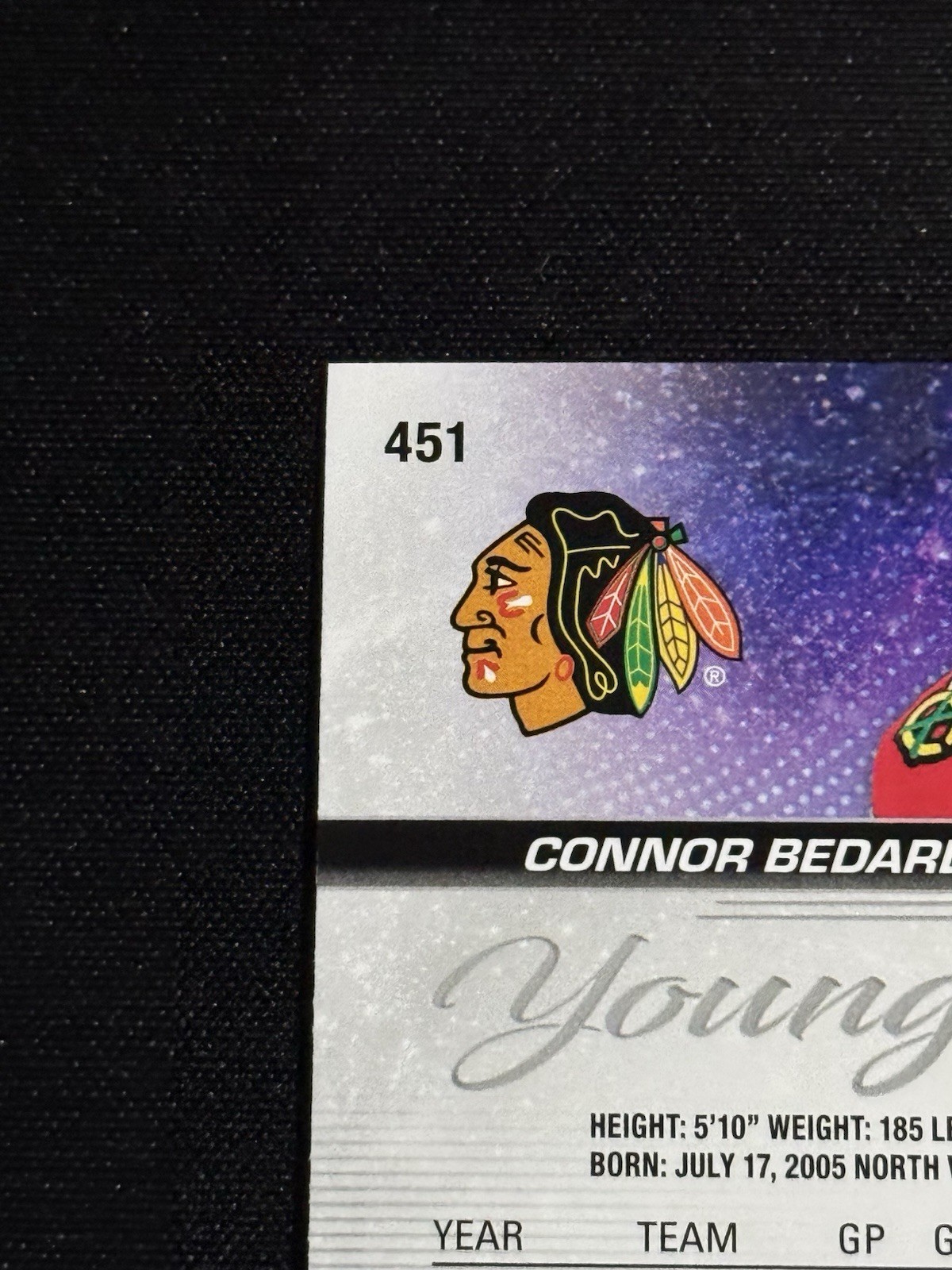 2023-24 Upper Deck Series 2 - Young Guns Connor Bedard #451 (RC) view 7