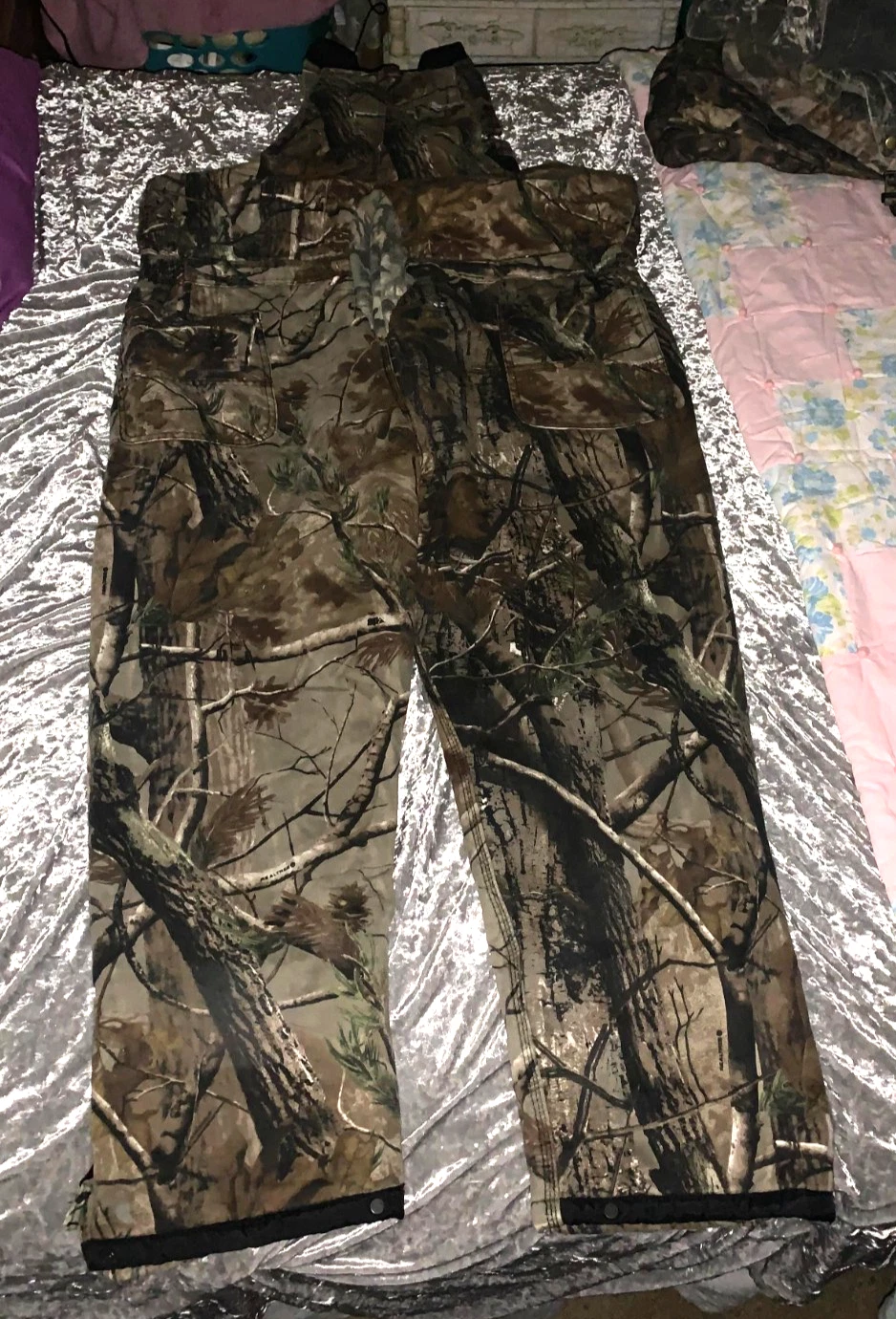 C.E. Schmidt Camo Overalls Men Realtree Insulated Bib Workwear Hunting XL-Short