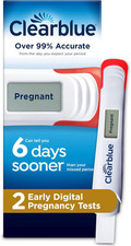 Clearblue Early Digital Pregnancy Test 2 Count - Early Detection 6 Days Sooner