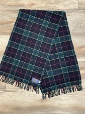 Vtg Pendleton 100 Virgin Wool Scarf Tartan Plaid Made in USA READ 44.5x12.5