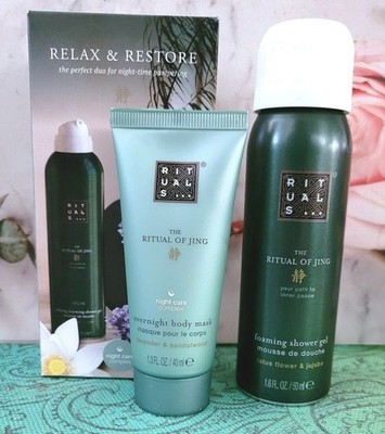 RITUALS of Jing Relax &Restore, Dusch + Mask Lotus, Jujube, Sandelholz, Lavendel