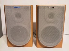 Pair Of Sony SS-CNE3 2-Way Bookshelf Speakers - Clean