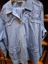 Ladies 2 Ex, Denim Pants Suite