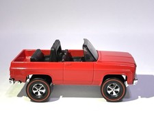 😎 Hot Wheels  🔥 CUSTOM MADE   ‘75 CHEVY BLAZER • Awesome Metallic  Blue