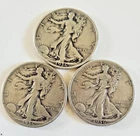 Lot of (3) 1936 Walking Liberty Half Dollars 90% Silver    CS#238