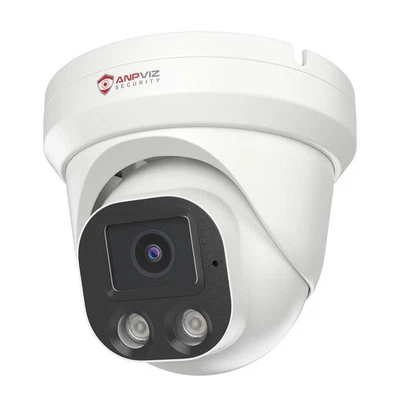 Anpviz 8MP/4K PoE IP Camera, AI Turret Security IP Camera Outdoor Indoor,IP66