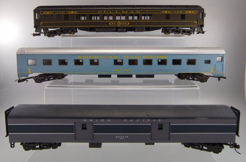 X3 Rivarossi & IHC HO-OO Gauge American Coaches inkl. Pull Man Union Pacific 0023 | Condition: Used