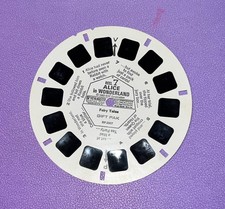Alice in Wonderland View-Master Packet RP3007 Single Reel Vintage 1952