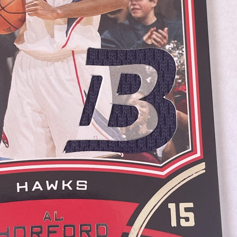 2008-09 Bowman Al Horford  Die Cut Jersey #BRAH Hawks - Celtics Champ NBA - Image 2 of 4