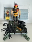 1991 GI Joe Desert Scorpion v1 100% Complete w/File Card Tight Joints Mint Paint