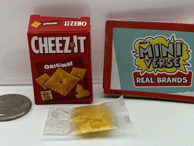   NEW! Miniverse REAL BRANDS Series 1 ~ Mini Food~ CHEEZ-IT Crackers