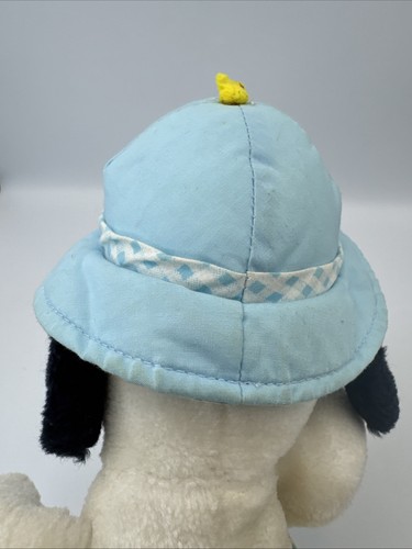 Vintage 8" Snoopy Stuffed Plush Peanuts Knickerbocker Hat Diaper Dog - Picture 4 of 21