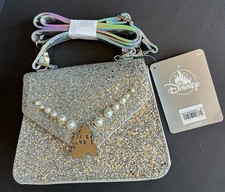 Disney Silver Glittery Girls Crossbody Hand Bag NWT