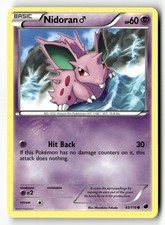 Pokemon TCG Nidoran M Common Plasma Freeze 43/116 NM
