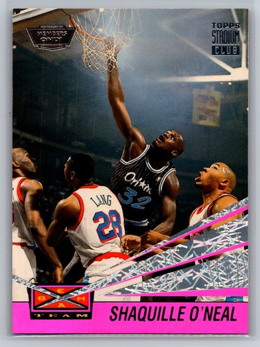 Shaquille O'Neal [Members Only] #1 1993 Stadium Club Beam Team card