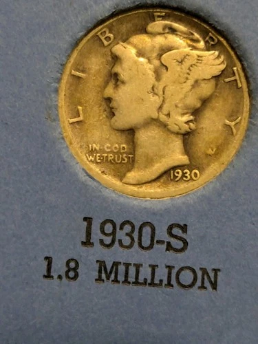 1930S Mercury Dime VG